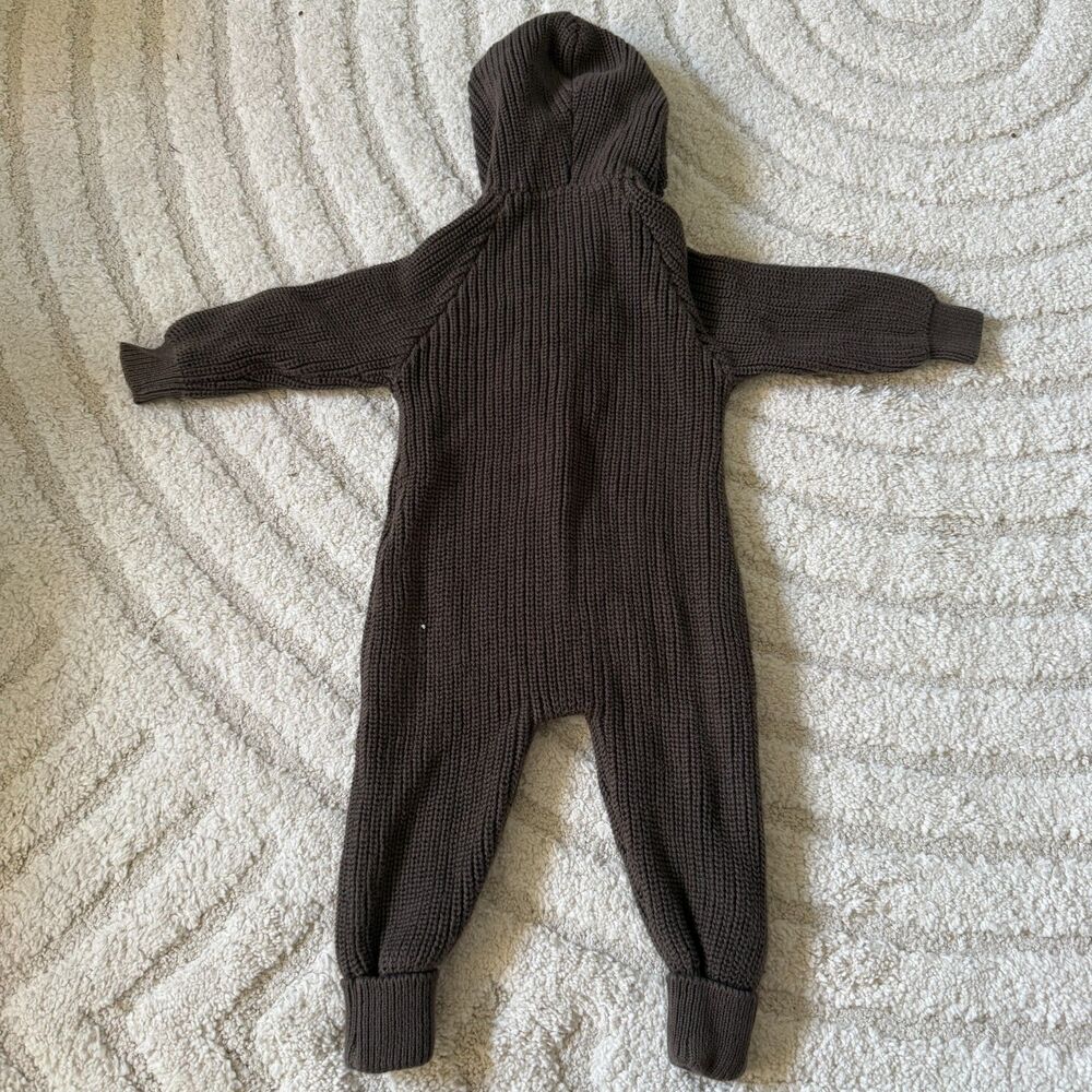 Jamie Kay Bear Knit Onepiece Size 6-12 Months - Picture 4 of 6